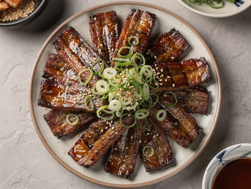 Galbi (short ribs au barbecue coréen) Galbi (short ribs au barbecue coréen)