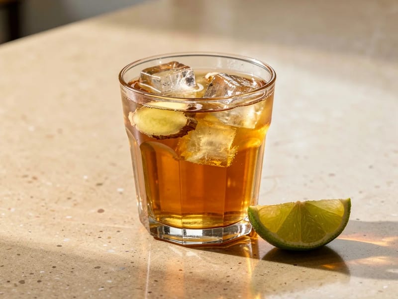 Thai-Style Ginger Lime Tea Thai-Style Ginger Lime Tea