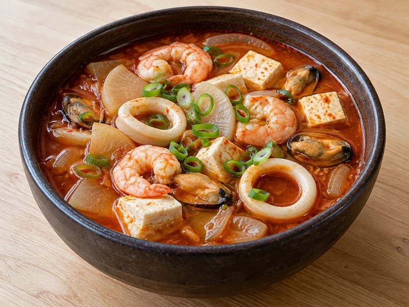 Haemul Tang (koreai tengeri herkentyűs hot pot) Haemul Tang (koreai tengeri herkentyűs hot pot)