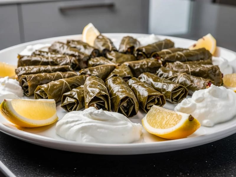Sarma (Stuffed Grape Leaves with Herby Rice) Sarma (Stuffed Grape Leaves with Herby Rice)