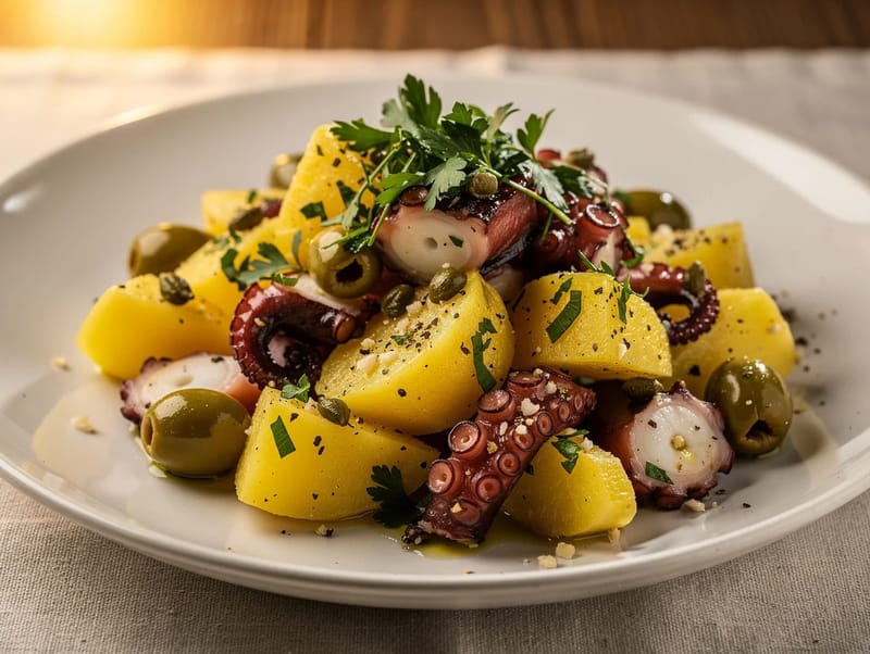 Insalata di Polpo (ensalada de pulpo con patatas y aceitunas) Insalata di Polpo (ensalada de pulpo con patatas y aceitunas)