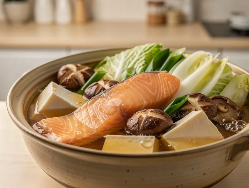 Ishikari Nabe (Salmon and Miso Hot Pot) Ishikari Nabe (Salmon and Miso Hot Pot)