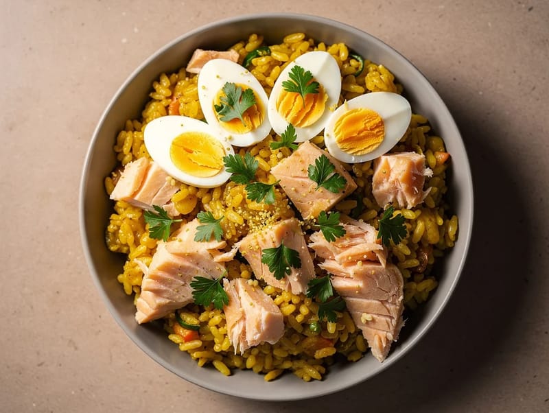 Kedgeree (Curried Rice with Smoked Haddock and Eggs) Kedgeree (Curried Rice with Smoked Haddock and Eggs)