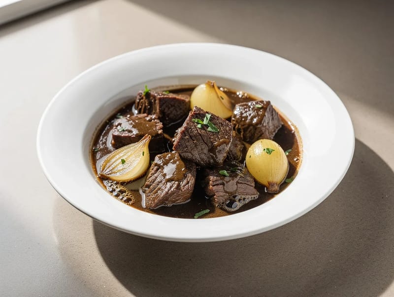 Flemish Beef Stew with Dark Beer and Mustard Flemish Beef Stew with Dark Beer and Mustard