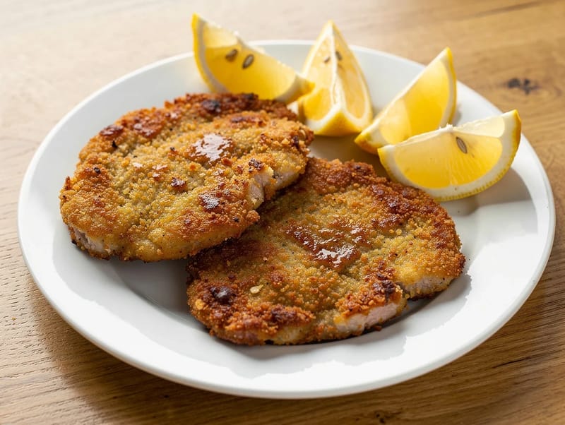 Kotlet Schabowy (puolalainen paneroitu porsaanleike) Kotlet Schabowy (puolalainen paneroitu porsaanleike)