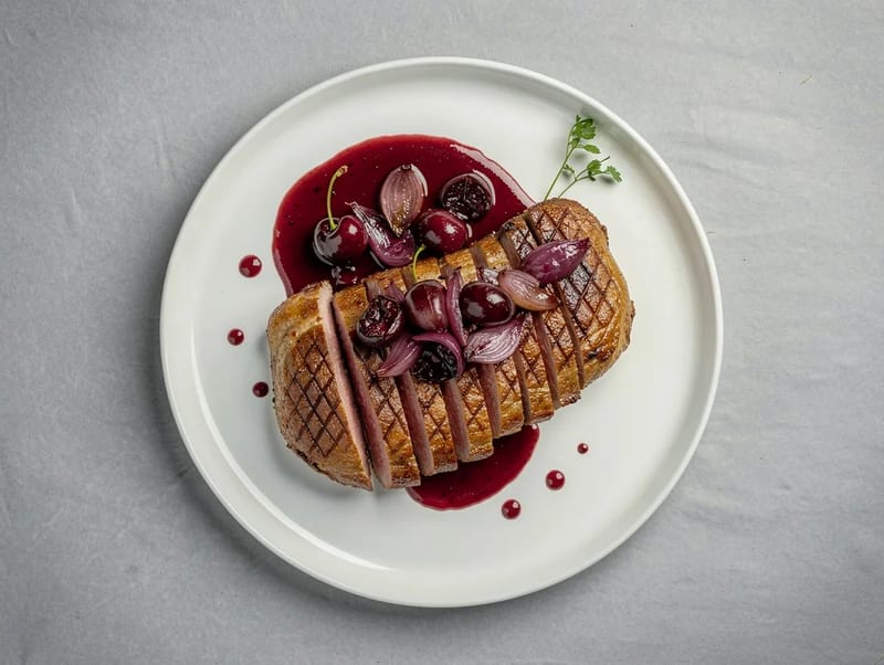 Magret de Canard (Duck Breast with Cherry Sauce) Magret de Canard (Duck Breast with Cherry Sauce)
