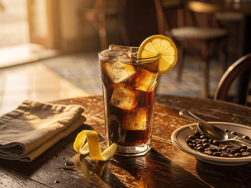 Mazagran (Iced Coffee with Lemon) Mazagran (Iced Coffee with Lemon)