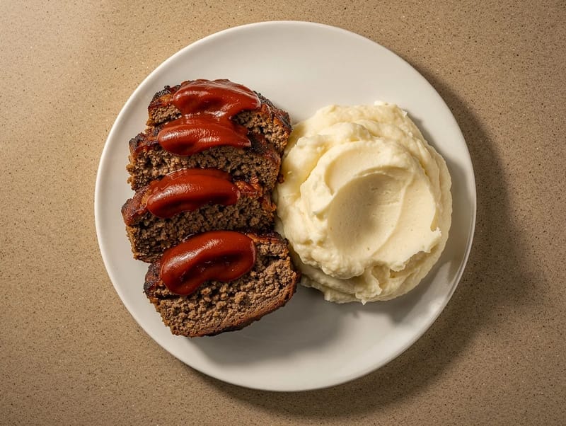 Meatloaf with Mashed Potatoes Meatloaf with Mashed Potatoes