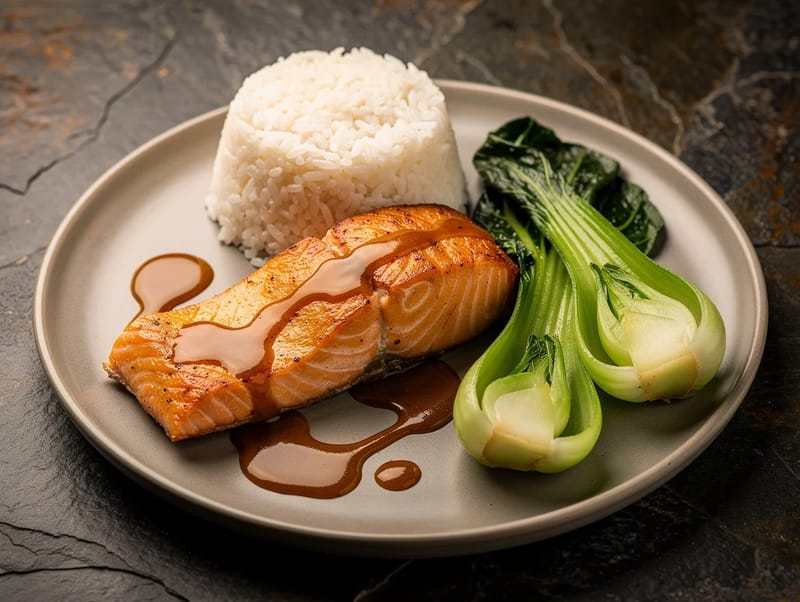 Miso Butter Salmon (Salmon with Miso and Butter Glaze) Miso Butter Salmon (Salmon with Miso and Butter Glaze)