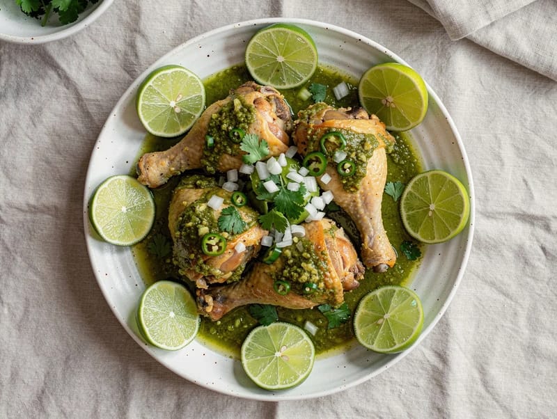 Mixiotes de Pollo en Salsa Verde (höyrytetyt kanapaketit salsa verdessä) Mixiotes de Pollo en Salsa Verde (höyrytetyt kanapaketit salsa verdessä)