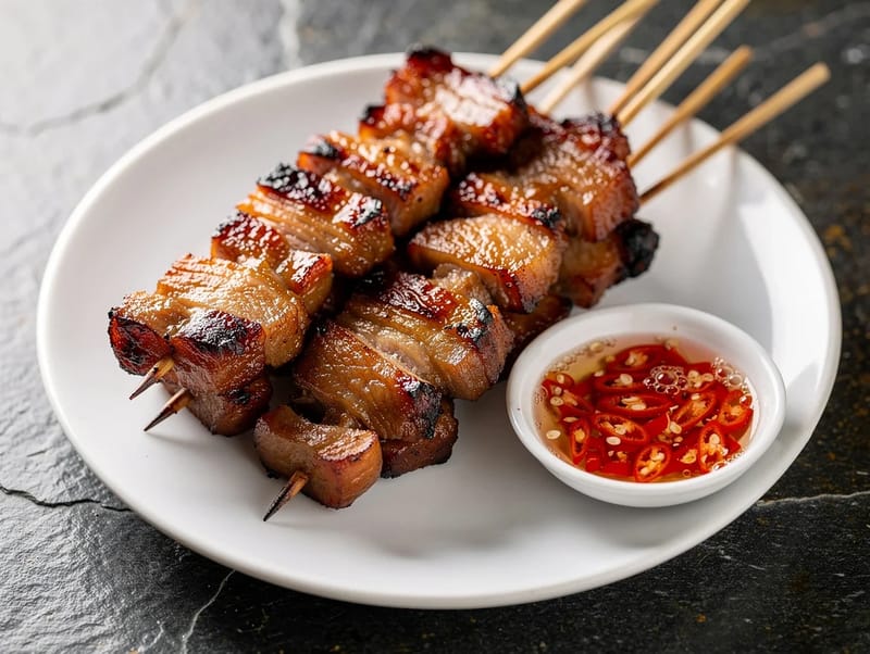 Moo Ping (Thai Grilled Pork Skewers) Moo Ping (Thai Grilled Pork Skewers)