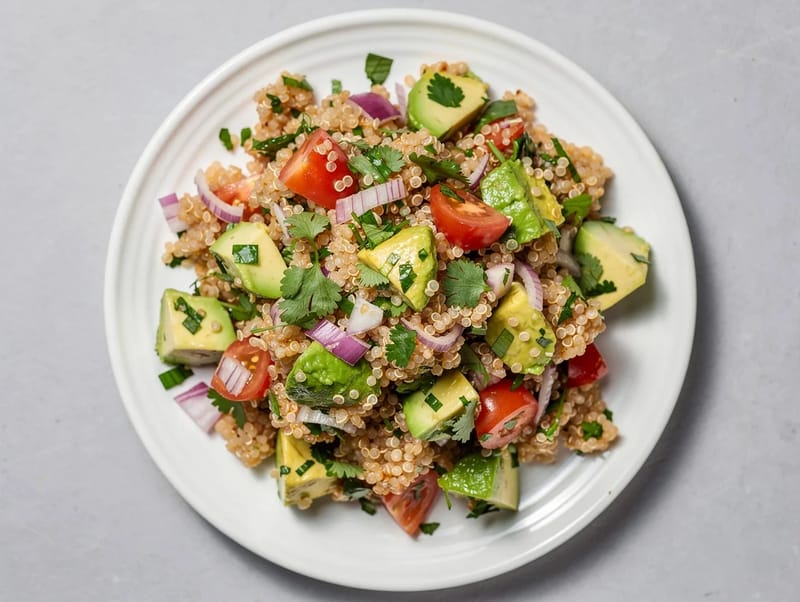 Peruvian-Style Quinoa Salad with Avocado and Lime Peruvian-Style Quinoa Salad with Avocado and Lime