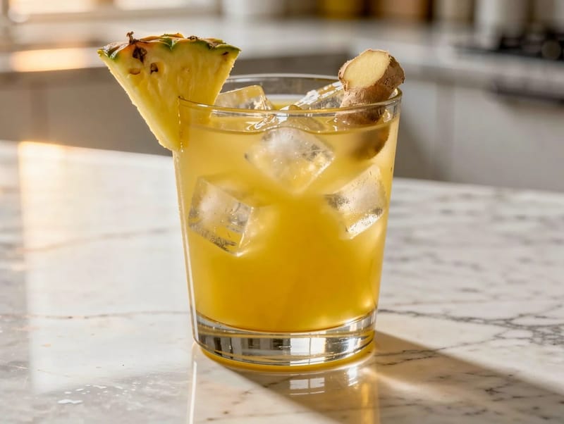 Ananas-Ingwer-Saft Ananas-Ingwer-Saft
