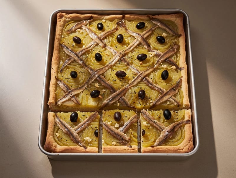 Pissaladière Niçoise (Onion and Anchovy Tart) Pissaladière Niçoise (Onion and Anchovy Tart)