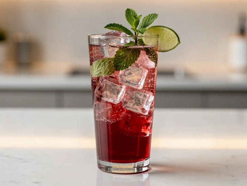 Pomegranate Mint Spritzer (Moroccan-Style) Pomegranate Mint Spritzer (Moroccan-Style)