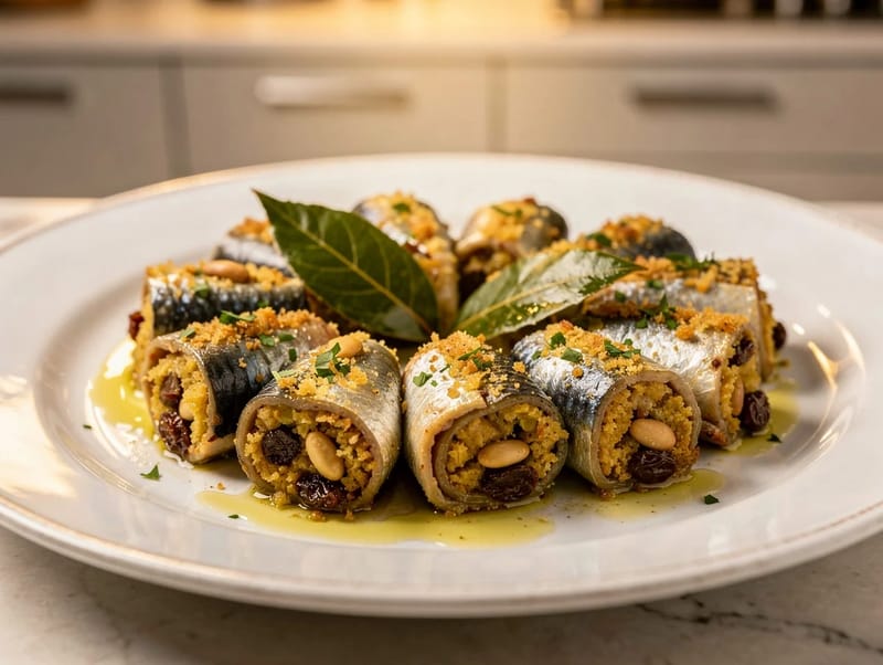 Sarde a Beccafico (Sicilian Stuffed Sardines) Sarde a Beccafico (Sicilian Stuffed Sardines)