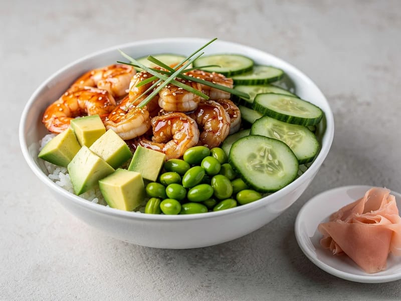 Katkarapu poke bowl Katkarapu poke bowl