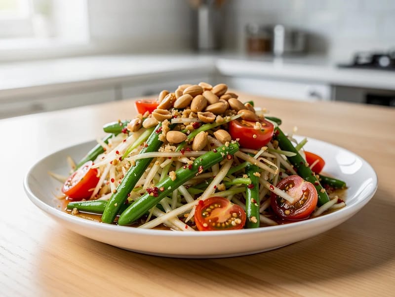 Som Tam Thai (Green Papaya Salad) Som Tam Thai (Green Papaya Salad)