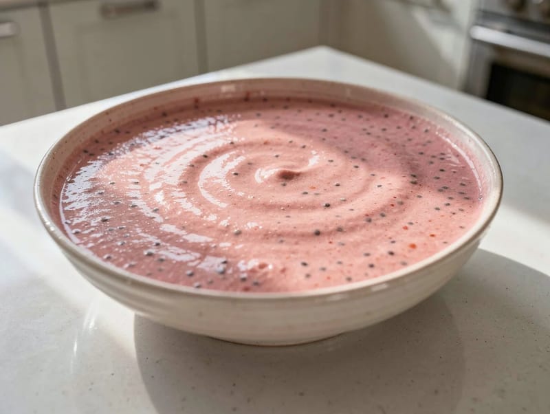 Strawberry Chia Smoothie Bowl Strawberry Chia Smoothie Bowl