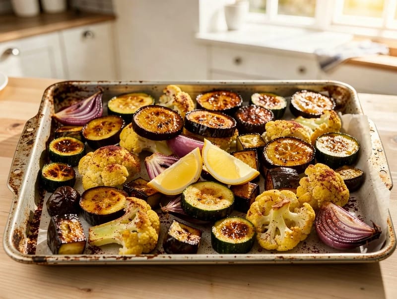 Sumac Roasted Vegetables with Lemon and Olive Oil Sumac Roasted Vegetables with Lemon and Olive Oil