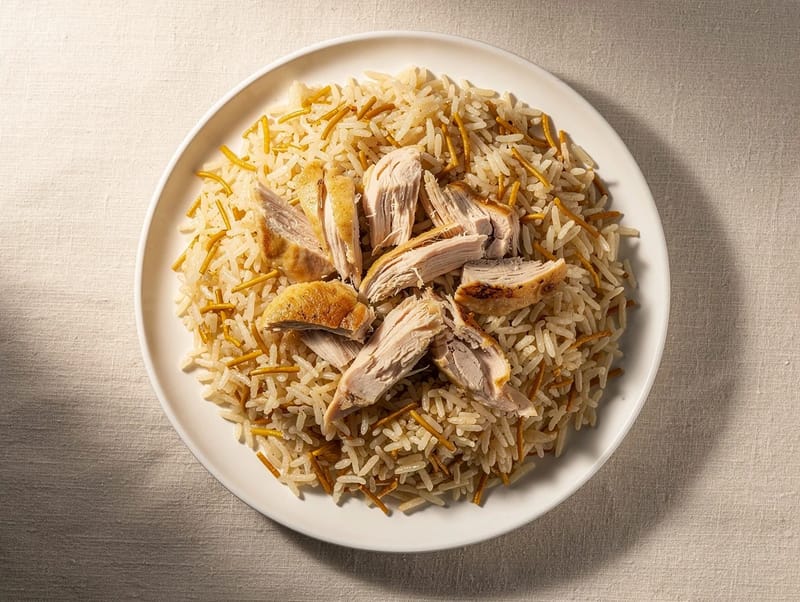 Tavuklu Pilav (Turkish Chicken Rice Pilaf) Tavuklu Pilav (Turkish Chicken Rice Pilaf)