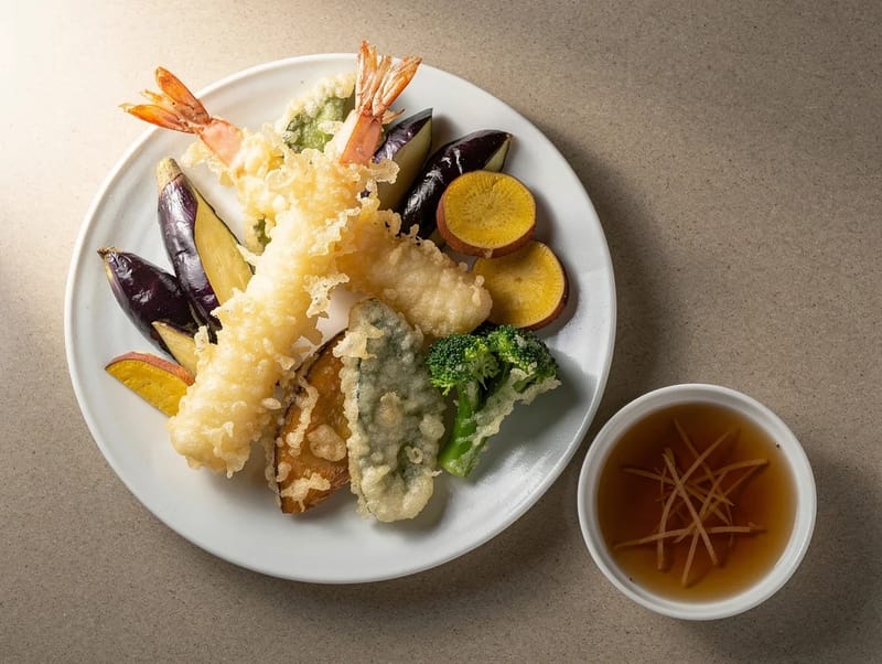 Tempura (Crispy Fried Seafood and Vegetables) Tempura (Crispy Fried Seafood and Vegetables)