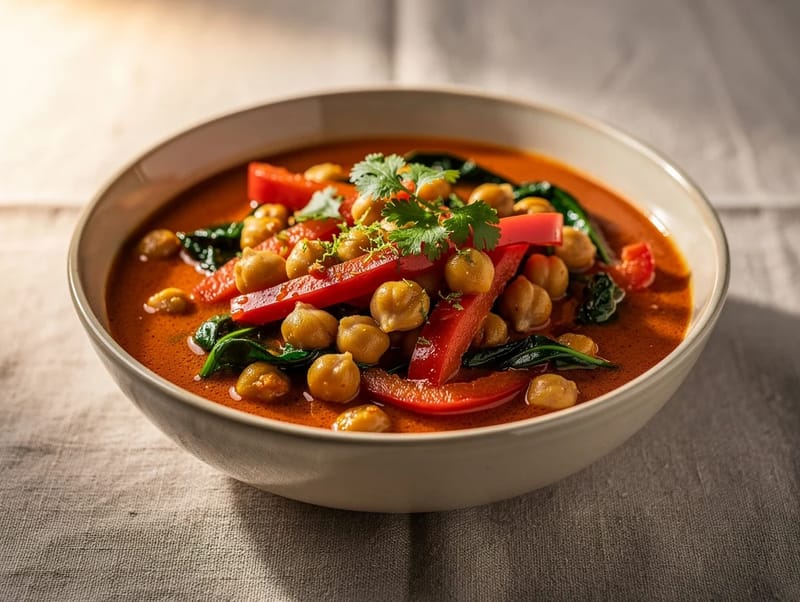 Thai Coconut Chickpea Curry Thai Coconut Chickpea Curry