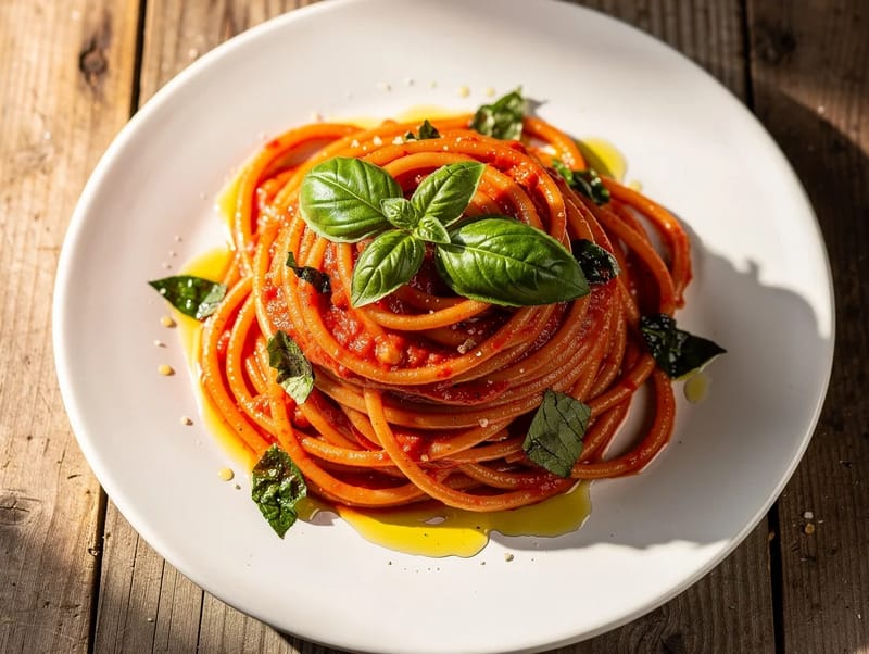 Vegan Pasta al Pomodoro Vegan Pasta al Pomodoro