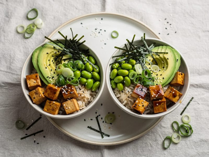 Vegansk poke bowl Vegansk poke bowl